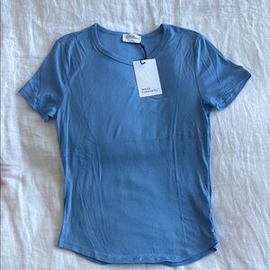 Aritzia Short Sleeve Tee in Soft Blue
